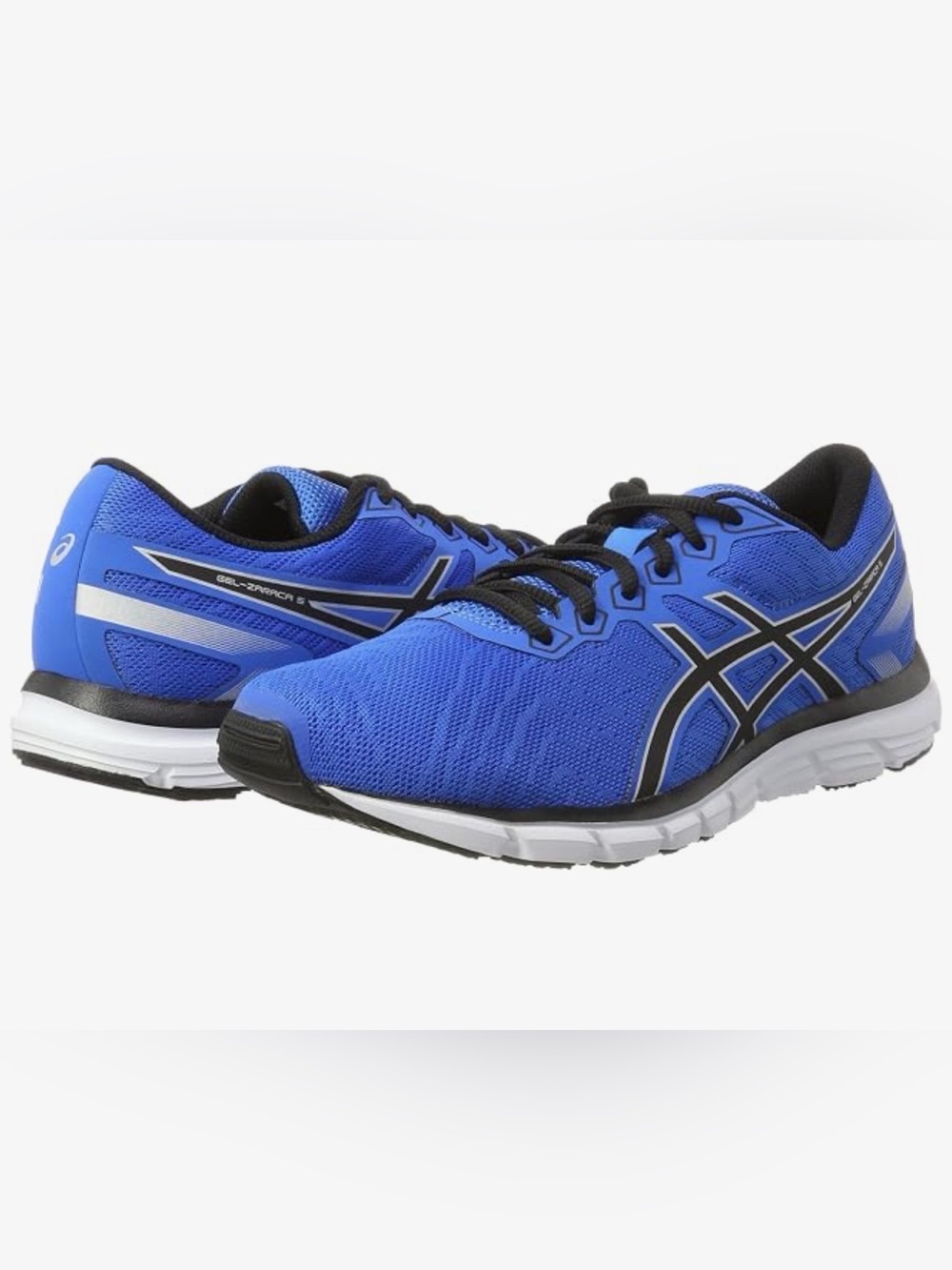 Asics Royal Blue Mesh Running Sneakers with Black Trim